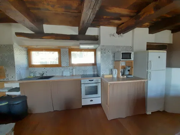 cuisine partagée pour les 3 chambres