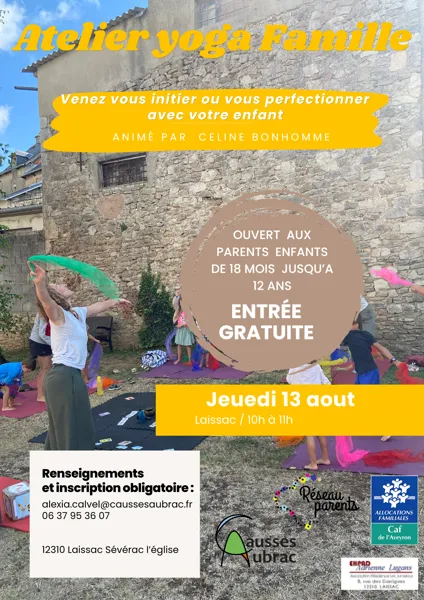 Atelier yoga en famille
