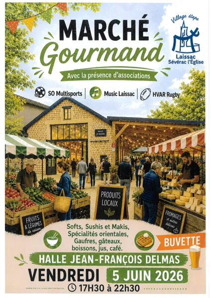 Marché de producteur à Laissac