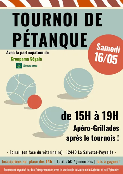 Tournoi de pétanque