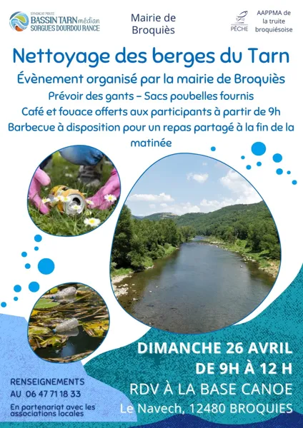 Nettoyage des Berges du Tarn