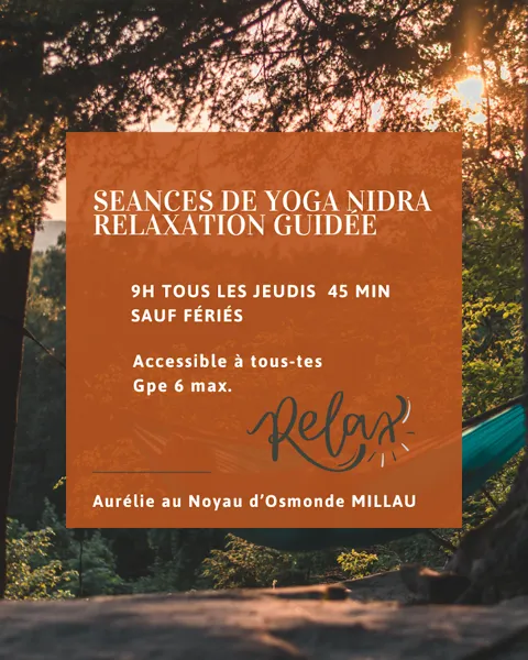 Atelier relaxation yoga nidra- Osmonde