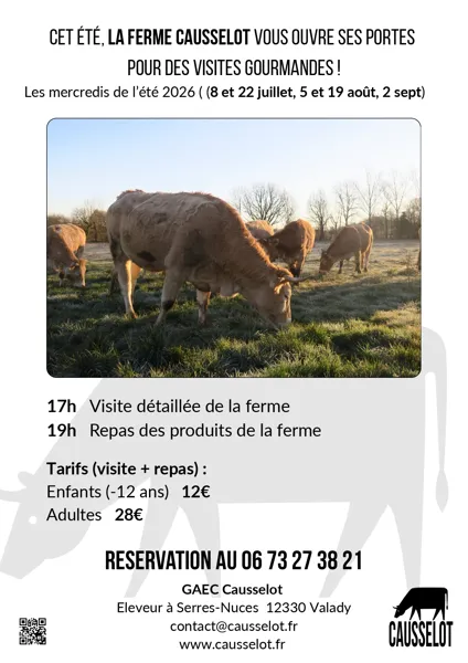 Ferme du Causselot : Visites gourmandes