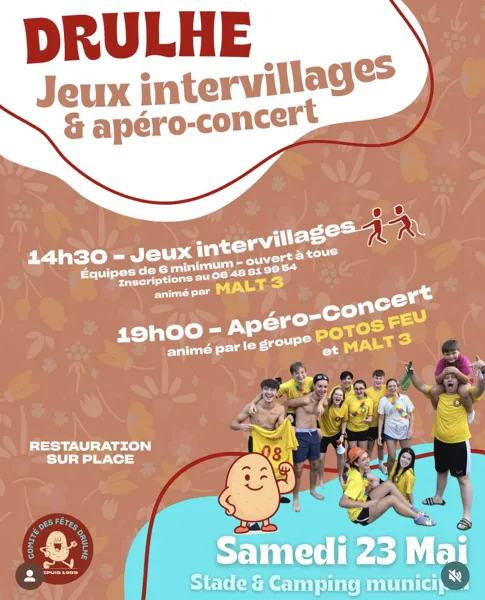 Jeux intervillages et apéro concert