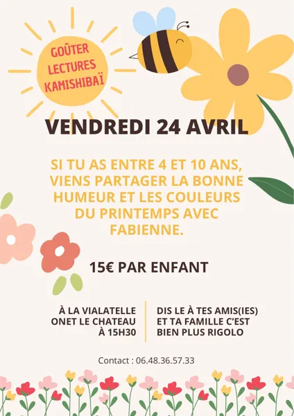 Gouter/Lectures KAMISHIBAI