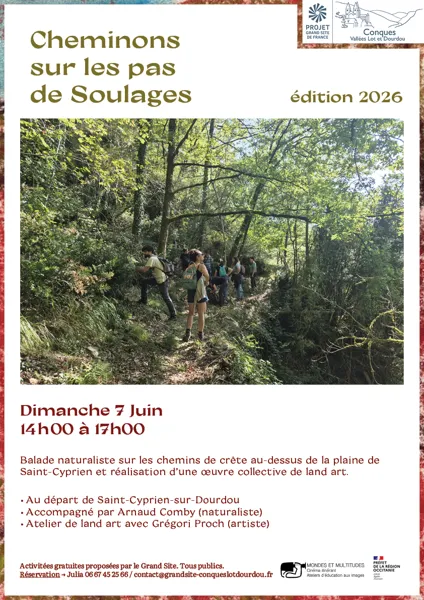 Balade naturaliste et land art - Sur les pas de Soulages