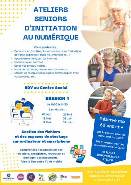 Atelier seniors d'initiation au numérique