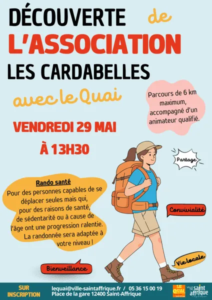 Découverte de l'Association des Cardabelles : Rando Santé
