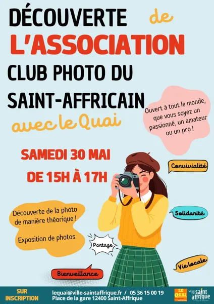 Découverte de l'Association du Club Photo