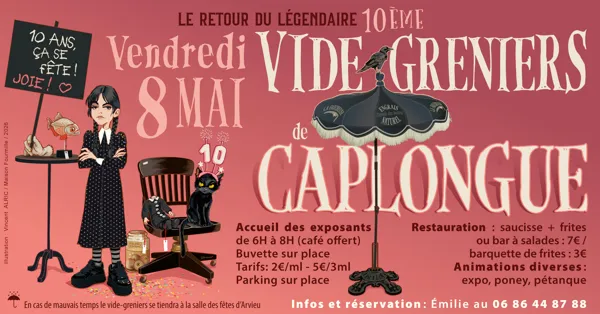 10ième Vide Grenier à Caplongue