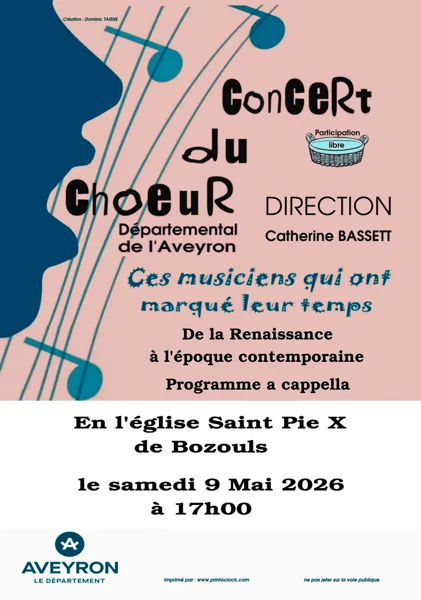 Concert du Choeur Départemental de l'Aveyron