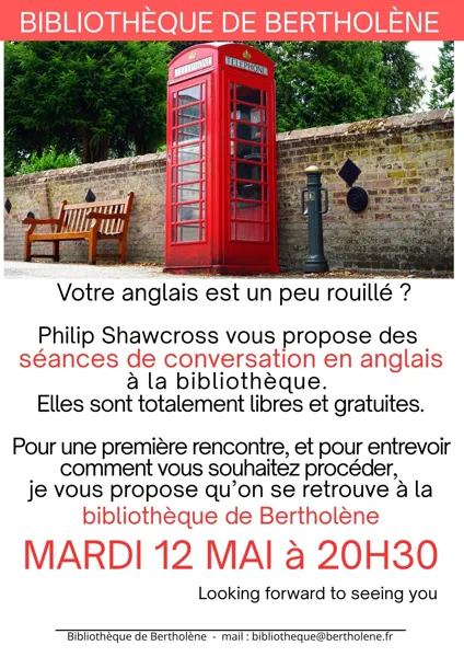 Séances de conversation en anglais