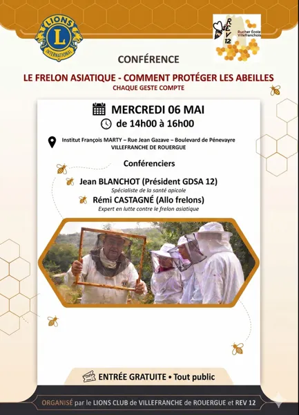 Conférence : Le frelon asiatique - Comment protéger les abeilles ?