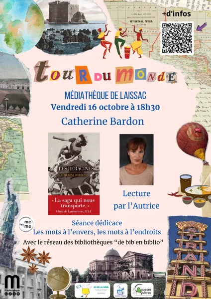 Tour du Monde : rencontre et dédicaces avec Catherine Bardon à Laissac