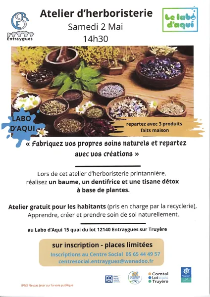 Atelier d'herboristerie