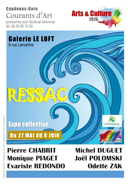 Le festival biennal Arts et Culture : expo Ressac