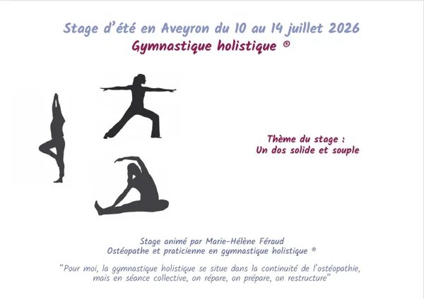 Stage Gymnastique holistique