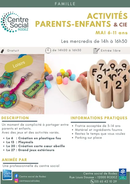 Activités parents & enfants (6-11 ans)