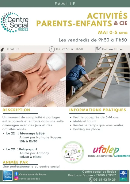 Activités parents & enfants (0-5ans)