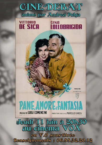Ciné-débat : Pane, Amore e Fantasia