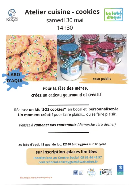 Atelier cuisine - cookies