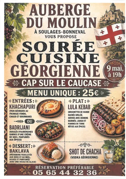 Soirée cuisine Géorgienne