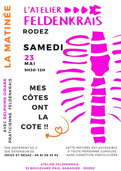 Matinée Feldenkrais : mes côtes ont la cote !
