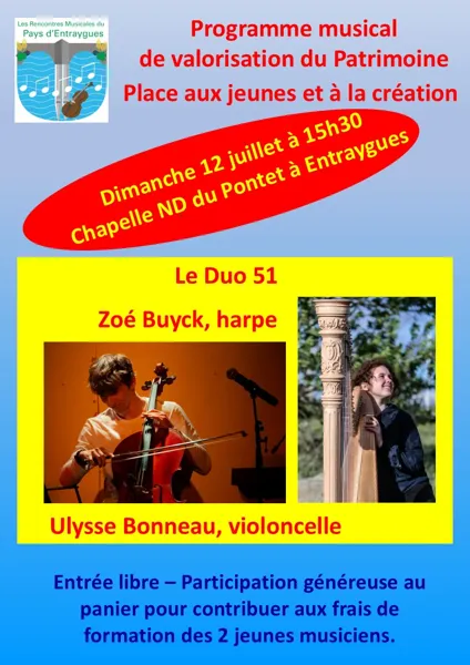 Concert Duo 51 Harpe et Violoncelle