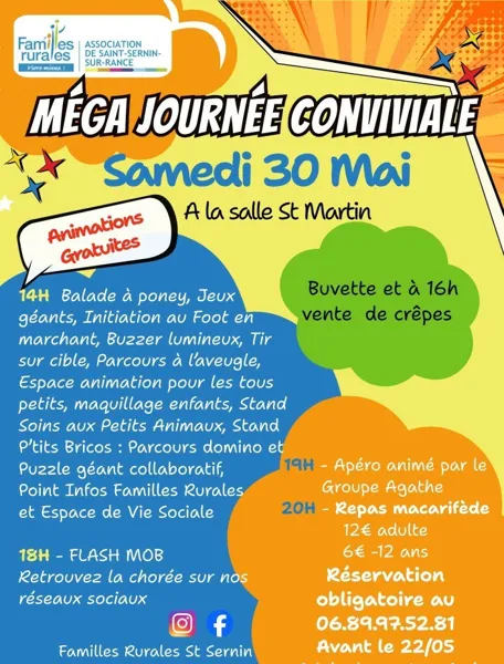 Méga Journée Famille Conviviale — visuel événement