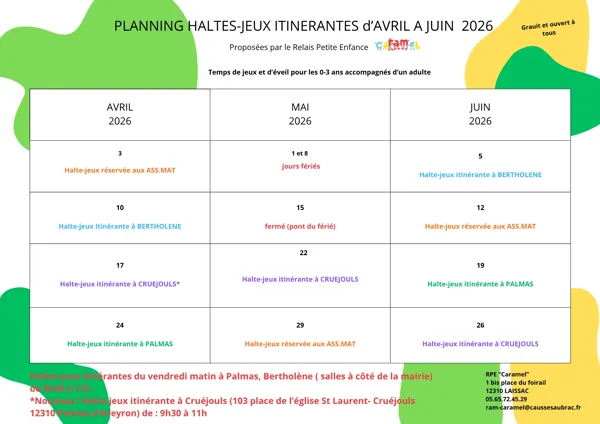 Halte jeux à Bertholène
