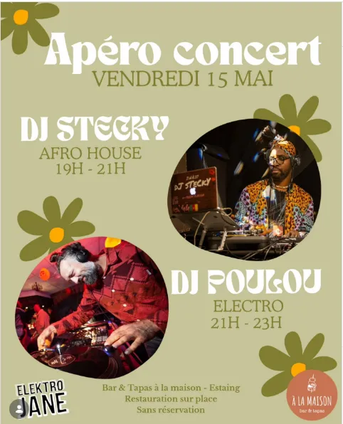 Apéro Concert "À la Maison" — visuel événement