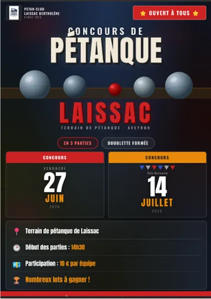 Concours de pétanque