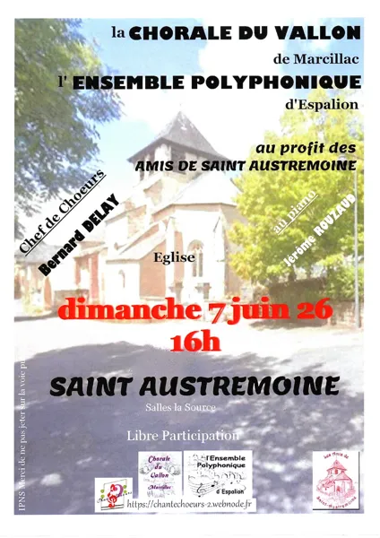 Concert église St Austremoine