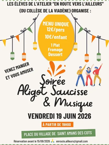 Soirée aligot saucisse musique