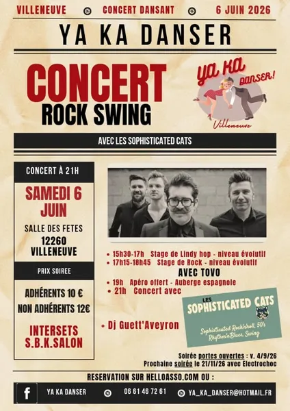 Ya ka danser - concert Rock Swing