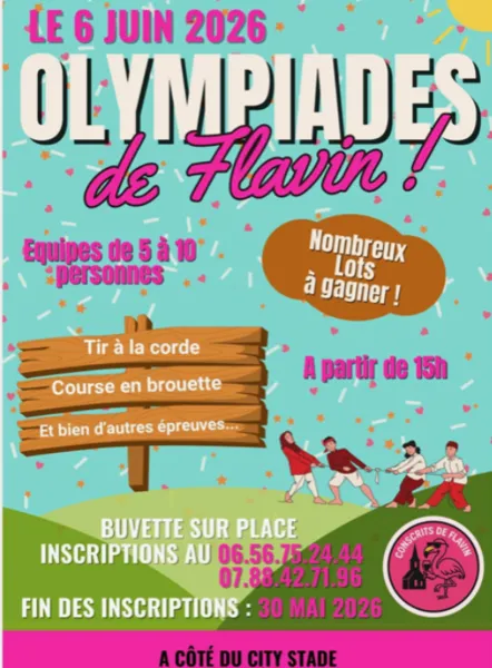 Les Olympiades de Flavin et soirée