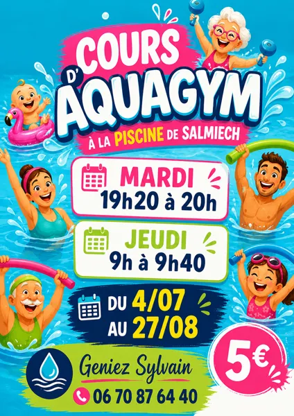 Cours d'aquagym