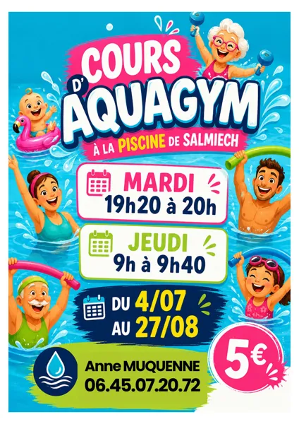 Cours d'aquagym