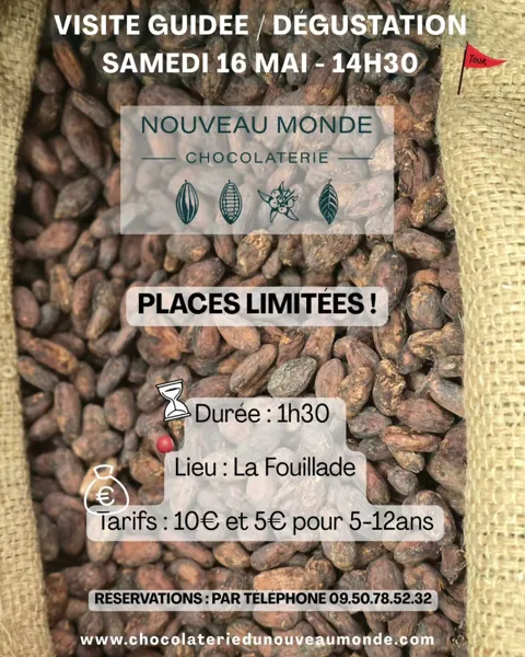 Visite guidée et dégustation - Chocolaterie du Nouveau Monde