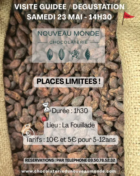 Visite guidée et dégustation - Chocolaterie du Nouveau Monde