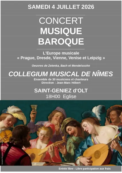 Concert de musique baroque en l'église paroissiale