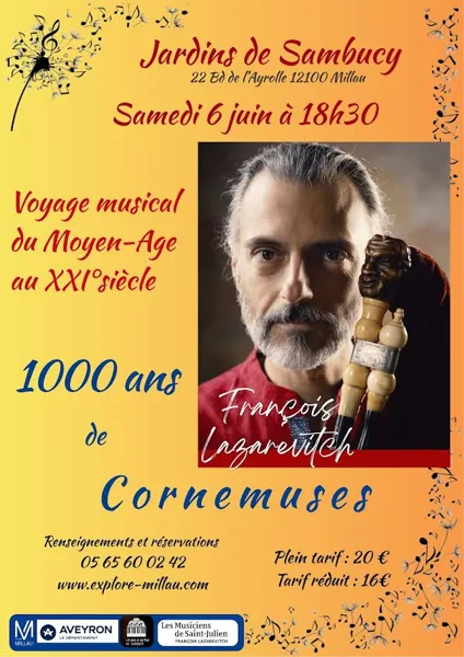 Concert 1000 ans de cornemuses - Hôtel particulier de Sambucy de Sorgue (privé)