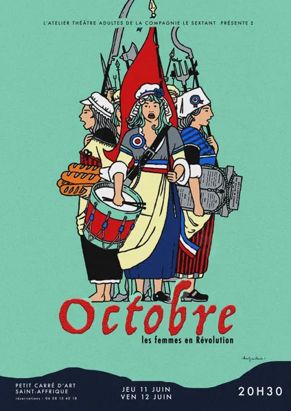 Spectacle Atelier Adultes : Octobre, les Femmes en Révolution