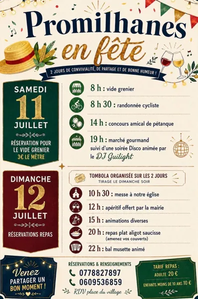 Promilhanes en fête