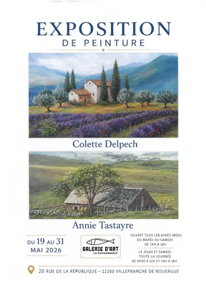 Exposition de peinture - Colette Delpech et Annie Tastayre