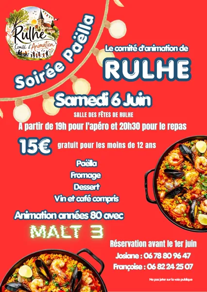 Soirée Paëlla