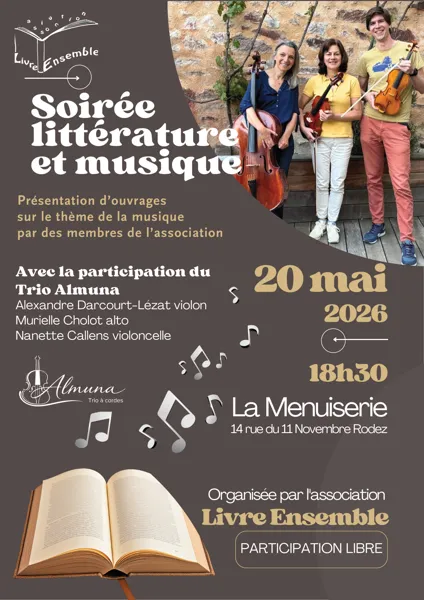 Soirée littérature et musique
