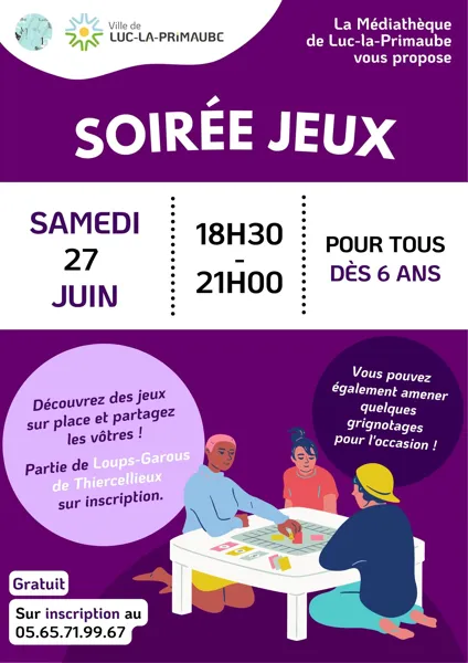 Soirée jeux de société