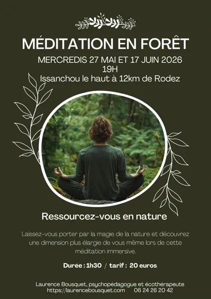 Méditation en forêt