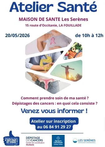 Atelier Santé : information sur le dépistage des cancers